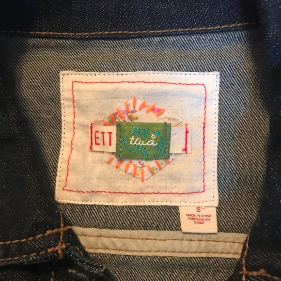 Anthropologie ETT twa jean jacket - Picture 4 of 6